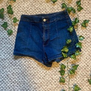 wild fable high waisted denim shorts